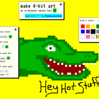 make 8-bit art icon